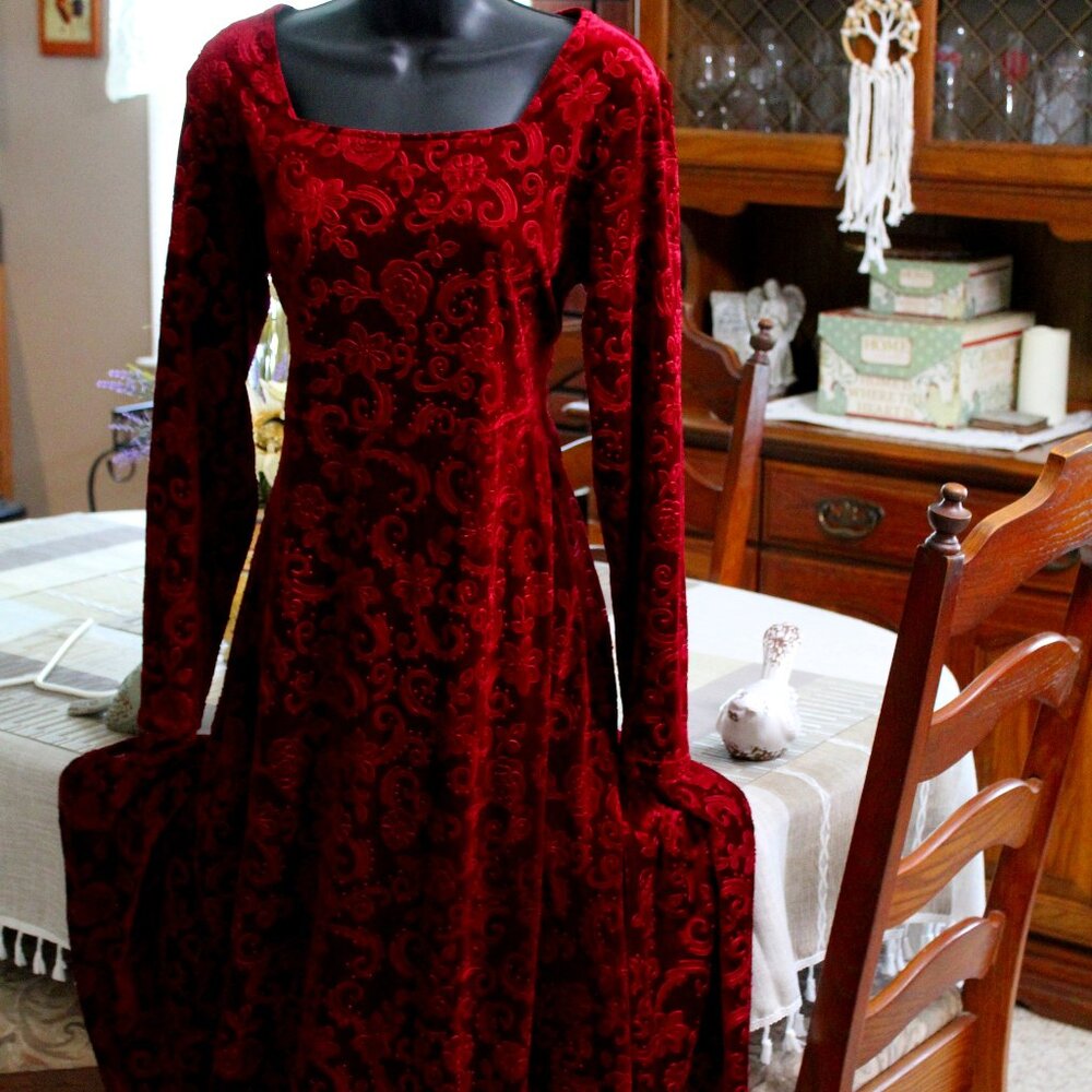 Stunning Dark Red Dress size XL